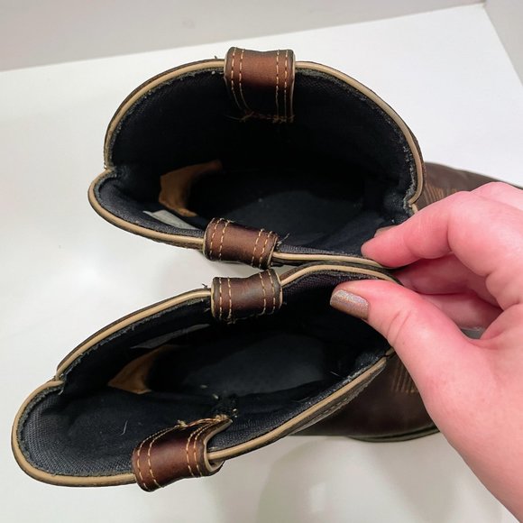 Rebel by Durango Patriotic American Flag Pull On Leather Western Boots Size: 10M - Picture 7 of 11